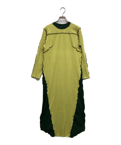 NOMA t.d.（ノーマティーディー）NOMA t.d. (ノーマティーディー) RAY BEAMS (レイ ビームス) 別注リブワンピース グリーン サイズ:FREEの古着・服飾アイテム