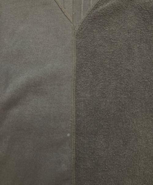 NIGEL CABOURN（ナイジェルケーボン）NIGEL CABOURN (ナイジェルケーボン) パッチワークスウェット オリーブ サイズ:48の古着・服飾アイテム