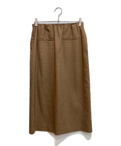 自由区（ジユウク）自由区 (ジユウク) シルクネップツイード スカート ベージュ サイズ:SIZE 40の古着・服飾アイテム