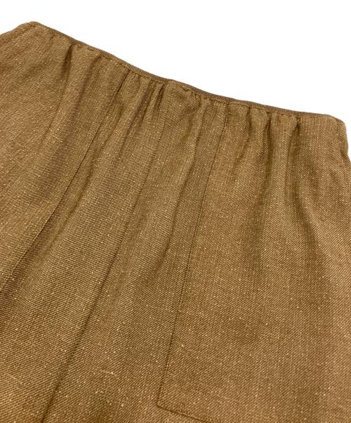 自由区（ジユウク）自由区 (ジユウク) シルクネップツイード スカート ベージュ サイズ:SIZE 40の古着・服飾アイテム
