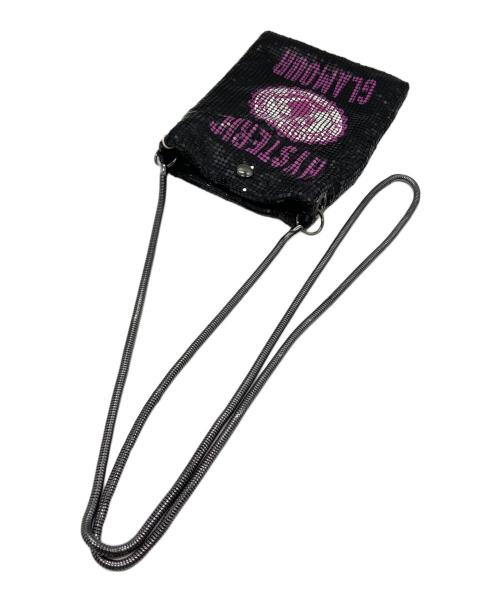 Hysteric Glamour（ヒステリックグラマー）Hysteric Glamour (ヒステリックグラマー) SATISFACTION メタルメッシュサコッシュ ブラック サイズ:-の古着・服飾アイテム