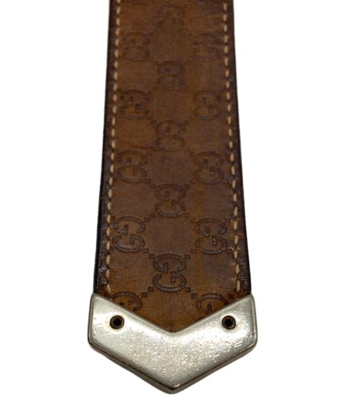 GUCCI（グッチ）GUCCI (グッチ) レザーベルト ブラック サイズ:-の古着・服飾アイテム