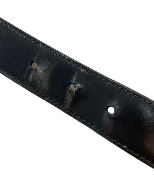GUCCI（グッチ）GUCCI (グッチ) レザーベルト ブラック サイズ:-の古着・服飾アイテム