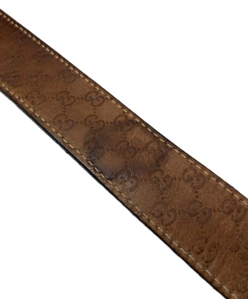 GUCCI（グッチ）GUCCI (グッチ) レザーベルト ブラック サイズ:-の古着・服飾アイテム