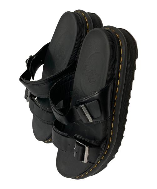 Dr.Martens（ドクターマーチン）Dr.Martens (ドクターマーチン) MYLES レザーサンダル ブラック サイズ:UK 7の古着・服飾アイテム