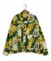 H.UNIT（エイチユニット）の古着「フラワープリントシャツ」｜グリーン×イエロー