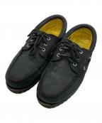 Timberlandティンバーランド）の古着「AUTHENTICS 3EYE CLASSIC LUG BLACK NUBUCK TB」｜ブラック