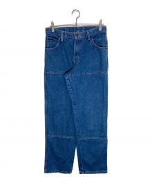 Dickies（ディッキーズ）の古着「ダブルニーデニムパンツ」｜インディゴ