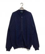Zanoneザノーネ）の古着「ジップアップカーディガン」｜ネイビー