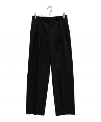 AURALEE ウールスラックス ブラック サイズ3 中古・古着通販】AURALEE (オーラリー) Light Wool Max Gabardine Two