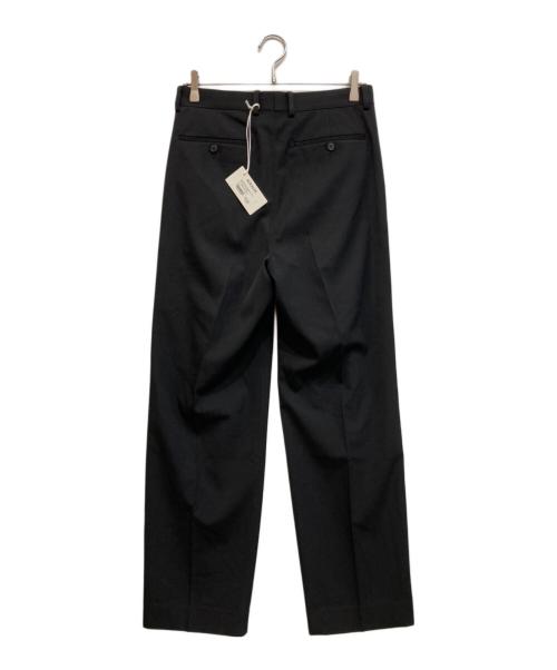 AURALEE（オーラリー）AURALEE (オーラリー) Light Wool Max Gabardine Two-Tuck Slacks ブラック サイズ:3の古着・服飾アイテム
