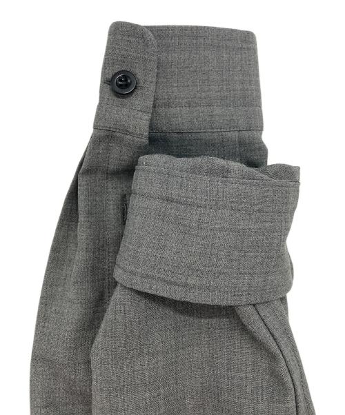 sacai（サカイ）sacai (サカイ) Suiting Layered Shirt グレー サイズ:2の古着・服飾アイテム