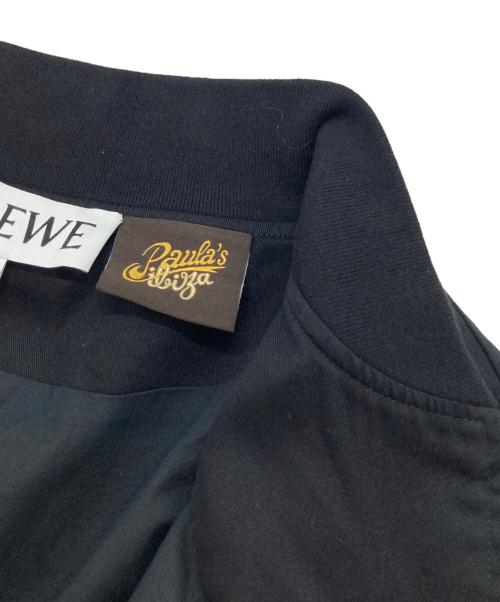 LOEWE（ロエベ）LOEWE (ロエベ) バックプリントボンバージャケット ブラック サイズ:48の古着・服飾アイテム
