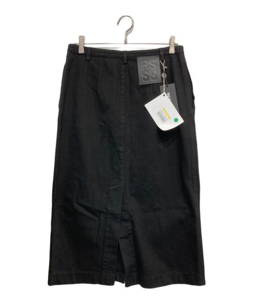 RAF SIMONS（ラフシモンズ）RAF SIMONS (ラフシモンズ) Buttoned Up Denim Skirt ブラック サイズ:40の古着・服飾アイテム
