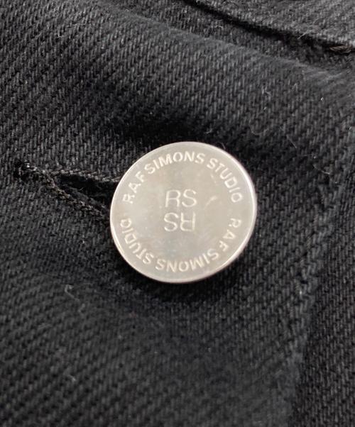 RAF SIMONS（ラフシモンズ）RAF SIMONS (ラフシモンズ) Buttoned Up Denim Skirt ブラック サイズ:40の古着・服飾アイテム