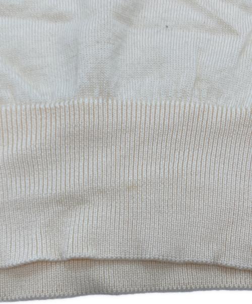 maison kitsune（メゾンキツネ）maison kitsune (メゾンキツネ) FOX HEAD ニット ベージュ サイズ:Mの古着・服飾アイテム