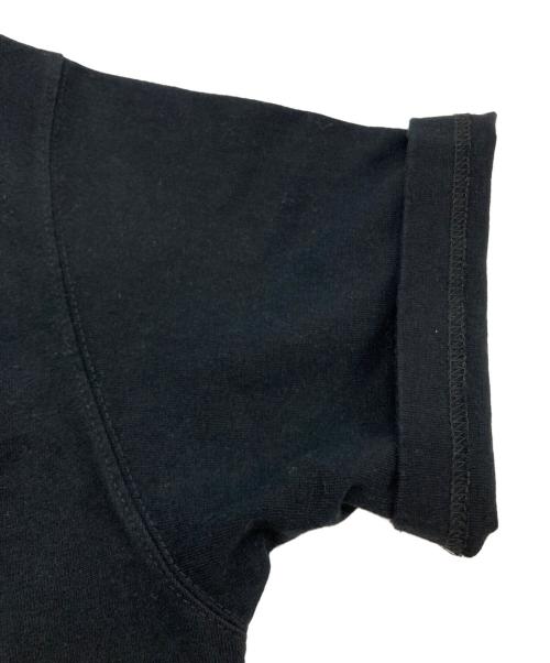 HERON PRESTON（ヘロンプレストン）HERON PRESTON (ヘロンプレストン) プリントTシャツ ブラック サイズ:XXSの古着・服飾アイテム