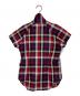 Vivienne Westwood RED LABEL (ヴィヴィアンウエストウッドレッドレーベル) 半袖デザインチェックシャツ レッド サイズ:2：10000円