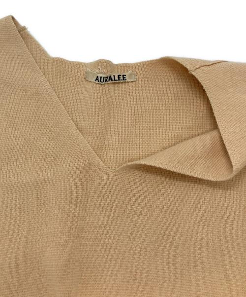 AURALEE（オーラリー）AURALEE (オーラリー) ニットベスト ベージュ サイズ:1の古着・服飾アイテム