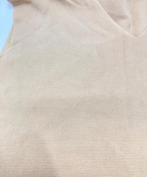 AURALEE（オーラリー）AURALEE (オーラリー) ニットベスト ベージュ サイズ:1の古着・服飾アイテム