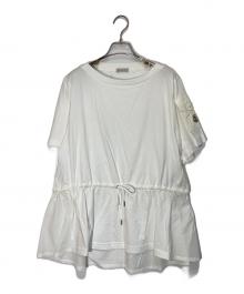 MONCLER（モンクレール）の古着「MAGLIA MANICHE CORTE」｜ホワイト