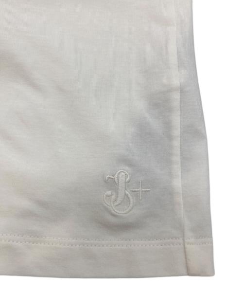 JIL SANDER+（ジルサンダープラス）JIL SANDER+ (ジルサンダープラス) ハーフジップハイネックカットソー ホワイト サイズ:Mの古着・服飾アイテム