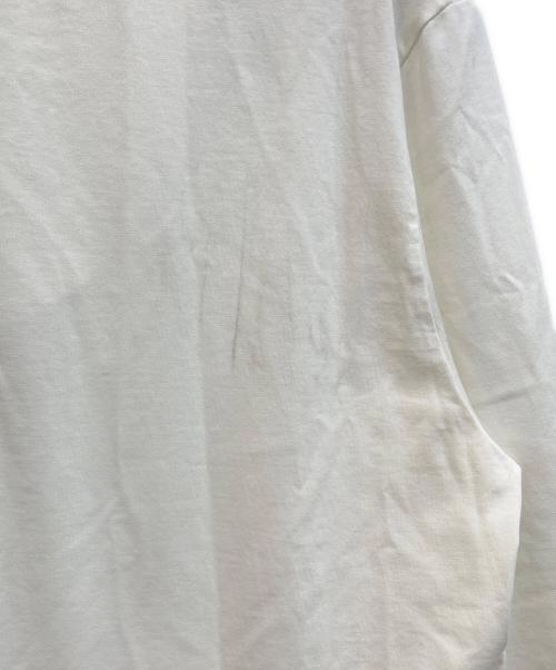 JIL SANDER+（ジルサンダープラス）JIL SANDER+ (ジルサンダープラス) ハーフジップハイネックカットソー ホワイト サイズ:Mの古着・服飾アイテム