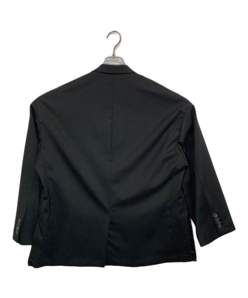 MAISON SPECIAL（メゾンスペシャル）MAISON SPECIAL (メゾンスペシャル) Wool Mix Smooth Prime-Over Peaked Lapel Double Tailored Jacket ブラックの古着・服飾アイテム