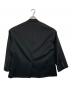 MAISON SPECIAL (メゾンスペシャル) Wool Mix Smooth Prime-Over Peaked Lapel Double Tailored Jacket ブラック：8000円