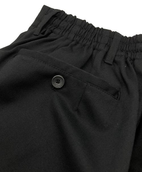 MAISON SPECIAL（メゾンスペシャル）MAISON SPECIAL (メゾンスペシャル) Wool Mix Continuous Tow-Tuck Wide Pants ブラックの古着・服飾アイテム