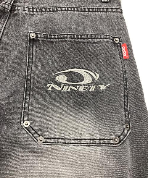 9090（9090）9090 (9090) Double Knee Ballon Denim Pants グレー サイズ:Mの古着・服飾アイテム