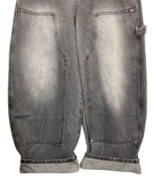 9090（9090）9090 (9090) Double Knee Ballon Denim Pants グレー サイズ:Mの古着・服飾アイテム