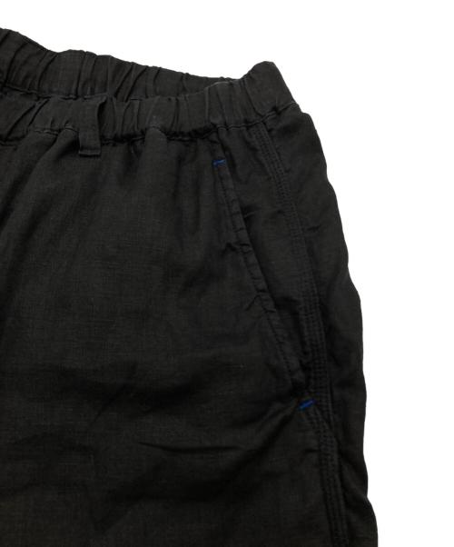 CAHLUMN（カウラム）CAHLUMN (カウラム) LINEN GYM PANT ブラック サイズ:Lの古着・服飾アイテム