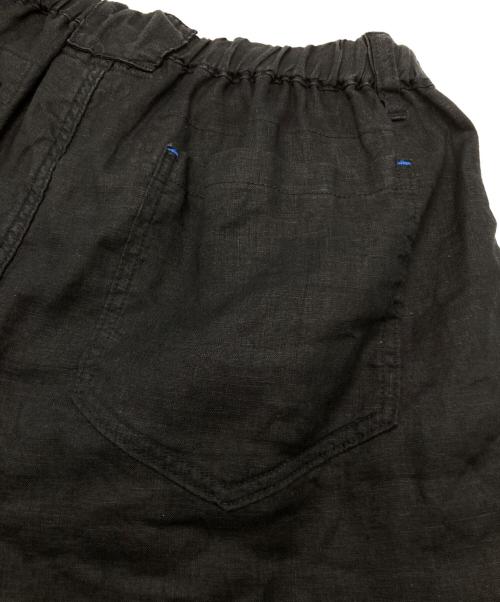 CAHLUMN（カウラム）CAHLUMN (カウラム) LINEN GYM PANT ブラック サイズ:Lの古着・服飾アイテム