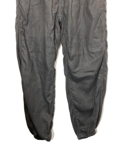 CAHLUMN（カウラム）CAHLUMN (カウラム) LINEN GYM PANT ブラック サイズ:Lの古着・服飾アイテム