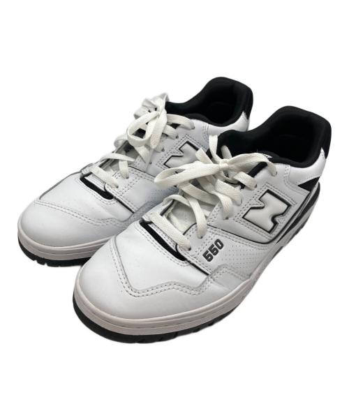 NEW BALANCE（ニューバランス）NEW BALANCE (ニューバランス) ローカットスニーカー ホワイト×ブラック サイズ:26cmの古着・服飾アイテム