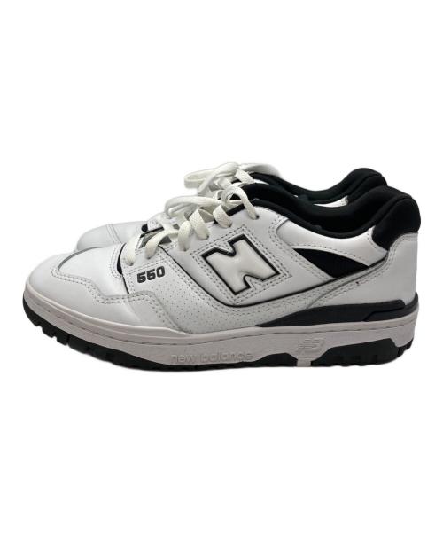 NEW BALANCE（ニューバランス）NEW BALANCE (ニューバランス) ローカットスニーカー ホワイト×ブラック サイズ:26cmの古着・服飾アイテム