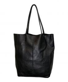 MARLON（マロン）の古着「レザートートバッグ」｜ブラック