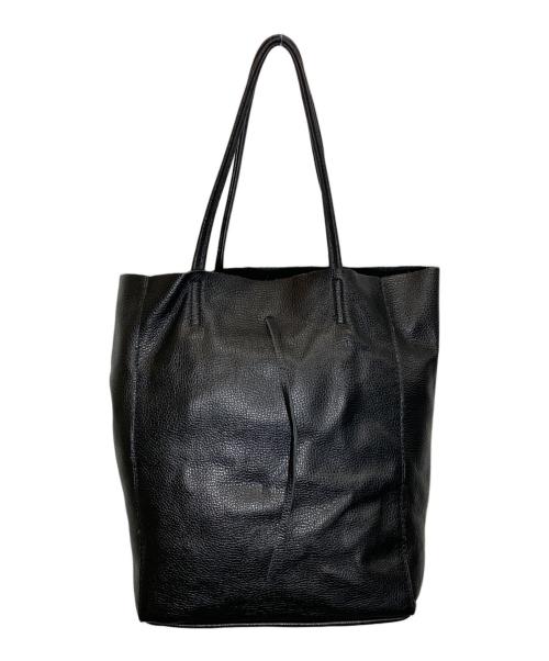 MARLON（マロン）MARLON (マロン) レザートートバッグ ブラック サイズ:-の古着・服飾アイテム