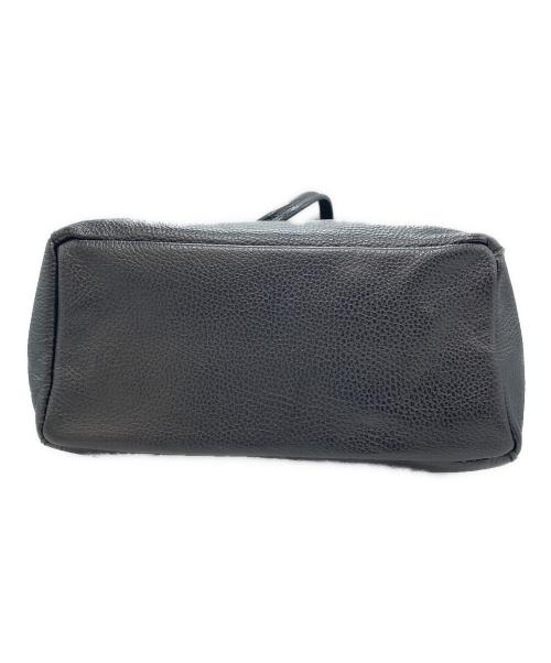 MARLON（マロン）MARLON (マロン) レザートートバッグ ブラック サイズ:-の古着・服飾アイテム