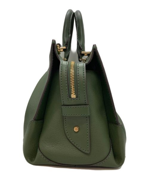 MICHAEL KORS（マイケル・コース）MICHAEL KORS (マイケル・コース) ENZO レザーサッチェル ミディアム グリーン サイズ:-の古着・服飾アイテム