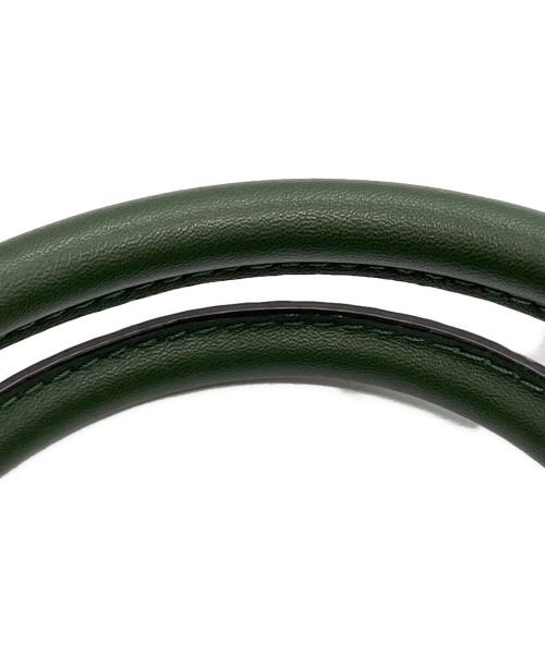 MICHAEL KORS（マイケル・コース）MICHAEL KORS (マイケル・コース) ENZO レザーサッチェル ミディアム グリーン サイズ:-の古着・服飾アイテム