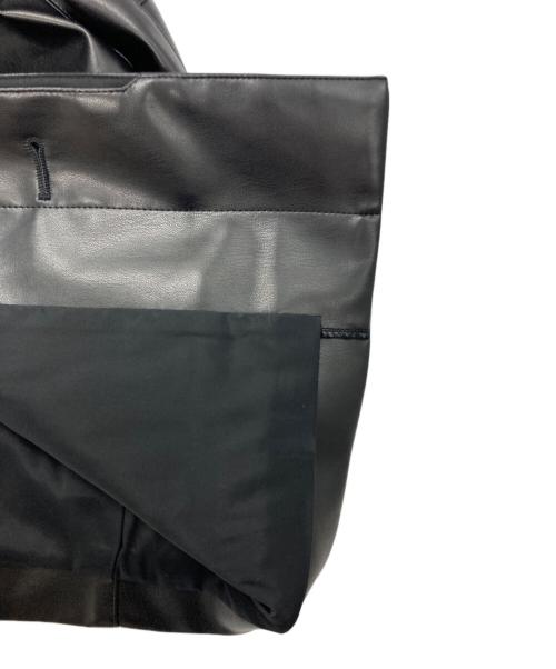 MIESROHE（ミースロエ）MIESROHE (ミースロエ) フェイクレザーカバーオールジャケット ブラック サイズ:1の古着・服飾アイテム