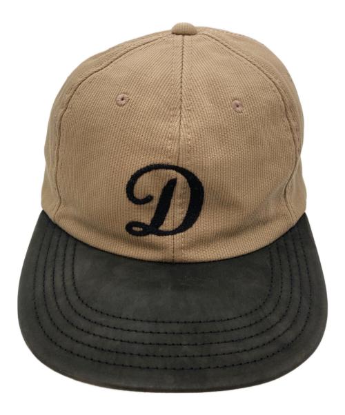 THE H.W.DOG&CO.（エイチダブリュードッグアンドコー）THE H.W.DOG&CO. (エイチダブリュードッグアンドコー) TWO TONE CAP ブラック×ベージュ サイズ:-の古着・服飾アイテム