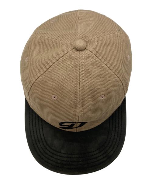 THE H.W.DOG&CO.（エイチダブリュードッグアンドコー）THE H.W.DOG&CO. (エイチダブリュードッグアンドコー) TWO TONE CAP ブラック×ベージュ サイズ:-の古着・服飾アイテム
