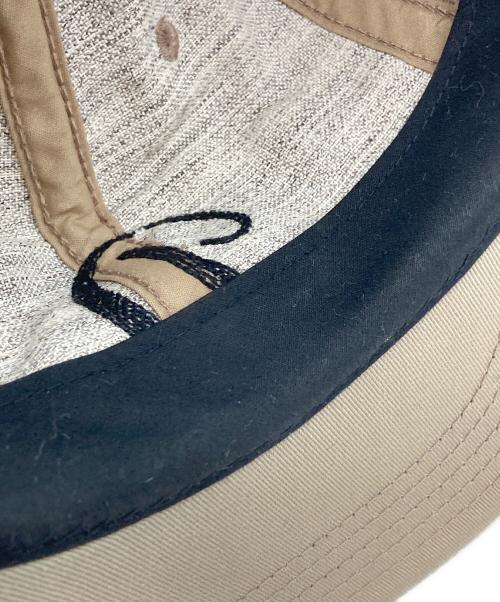 THE H.W.DOG&CO.（エイチダブリュードッグアンドコー）THE H.W.DOG&CO. (エイチダブリュードッグアンドコー) TWO TONE CAP ブラック×ベージュ サイズ:-の古着・服飾アイテム
