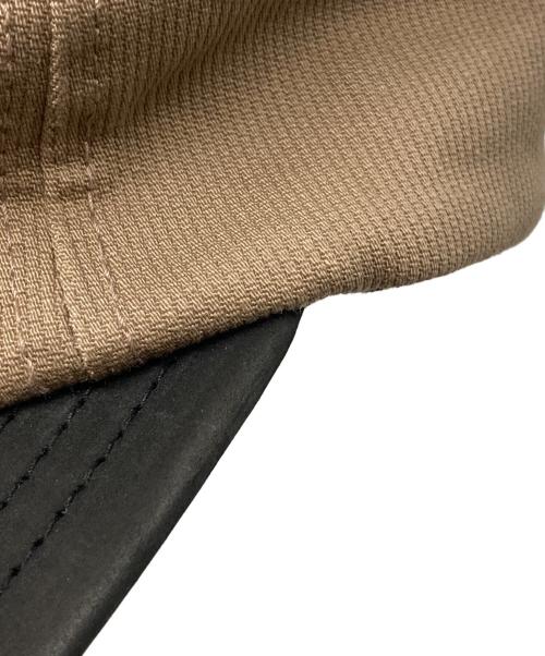 THE H.W.DOG&CO.（エイチダブリュードッグアンドコー）THE H.W.DOG&CO. (エイチダブリュードッグアンドコー) TWO TONE CAP ブラック×ベージュ サイズ:-の古着・服飾アイテム