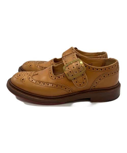 Tricker's（トリッカーズ）Tricker's (トリッカーズ) SHIPS (シップス) ウィングチップ メリージェーン ブラウン サイズ:44の古着・服飾アイテム