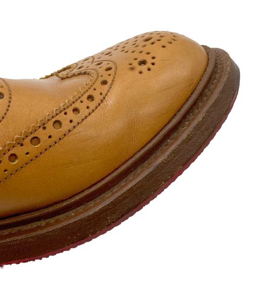 Tricker's（トリッカーズ）Tricker's (トリッカーズ) SHIPS (シップス) ウィングチップ メリージェーン ブラウン サイズ:44の古着・服飾アイテム