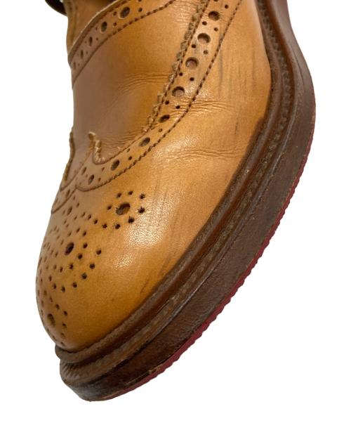 Tricker's（トリッカーズ）Tricker's (トリッカーズ) SHIPS (シップス) ウィングチップ メリージェーン ブラウン サイズ:44の古着・服飾アイテム